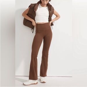 Madewell MWL Flex Flare Brown Leggings